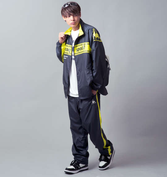 LE COQ SPORTIF ウインドパンツ ネイビーブラック