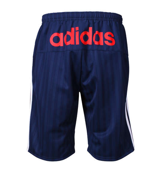 adidas ウォームアップハーフパンツ ネイビー