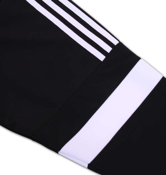 adidas ウォームアップジャケット ブラック×ホワイト