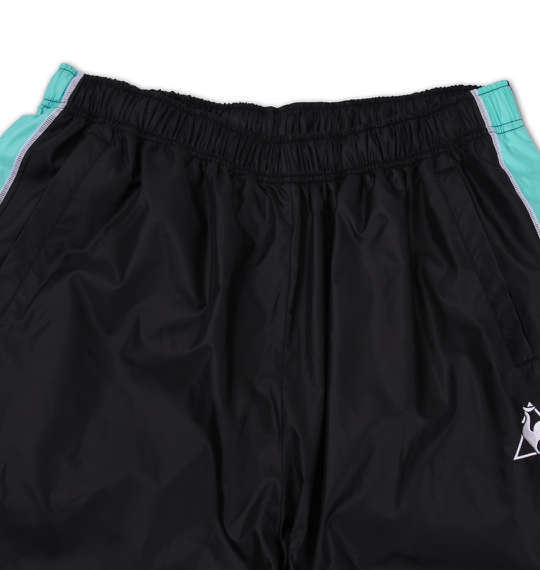 LE COQ SPORTIF ウインドロングパンツ ブラック×グリーン
