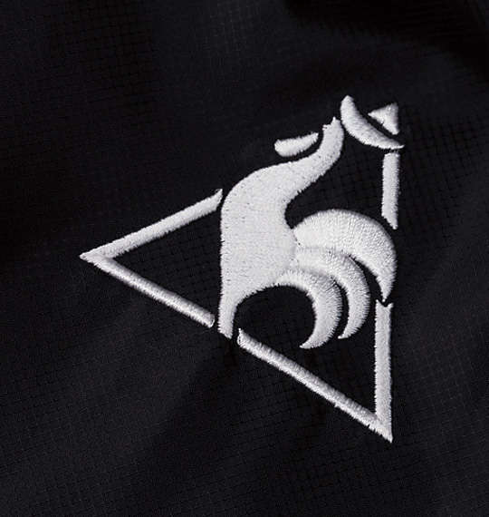 LE COQ SPORTIF ウインドロングパンツ ブラック×グリーン
