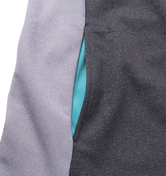 LE COQ SPORTIF フーデッドスウェットジャケット チャコール杢