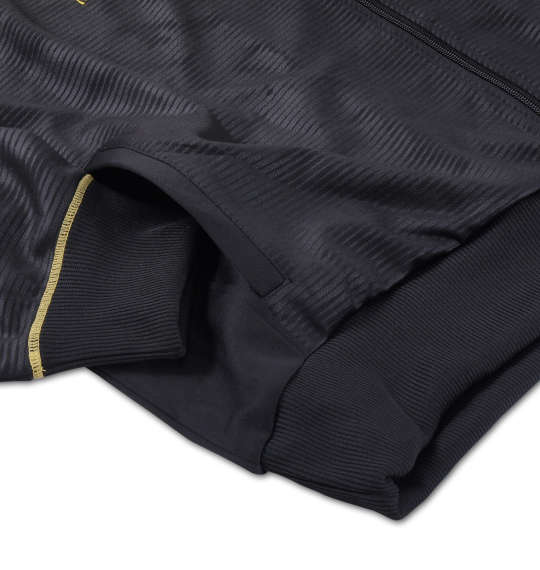 lotto エンボスジャージセット ブラック