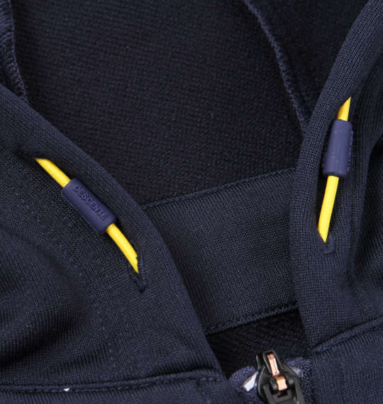 DESCENTE ライトスムースドライスウェットフーデッドジャケット ネイビー