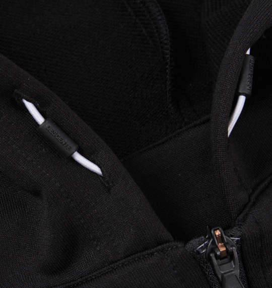 DESCENTE ライトスムースドライスウェットフーデッドジャケット ブラック