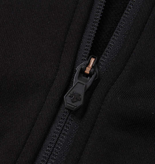 DESCENTE ライトスムースドライスウェットフーデッドジャケット ブラック