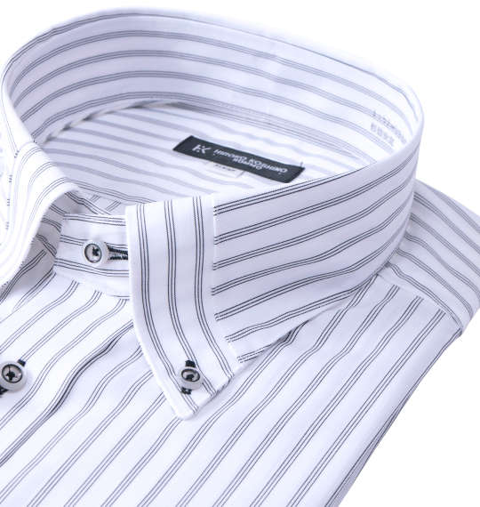 HIROKO KOSHINO HOMME マイターB.D長袖シャツ ホワイト