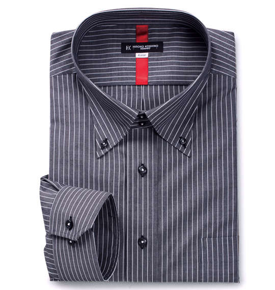 HIROKO KOSHINO HOMME ドゥエB.D長袖シャツ チャコール