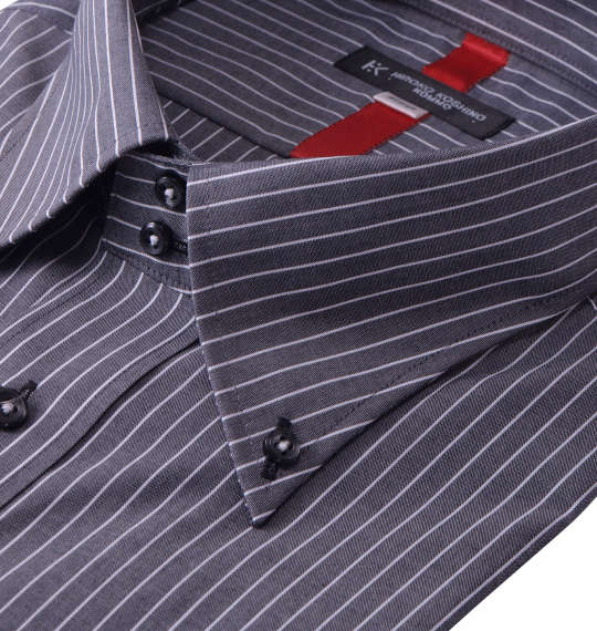 HIROKO KOSHINO HOMME ドゥエB.D長袖シャツ チャコール