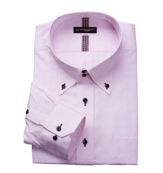 HIROKO KOSHINO HOMME ドゥエB.D長袖シャツ ピンク