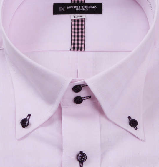 HIROKO KOSHINO HOMME ドゥエB.D長袖シャツ ピンク