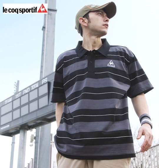 LE COQ SPORTIF ポロシャツ(半袖) ブラック