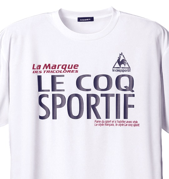 LE COQ SPORTIF Tシャツ(半袖) ホワイト