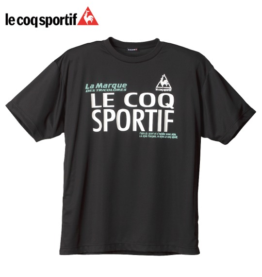 LE COQ SPORTIF Tシャツ(半袖) ブラック