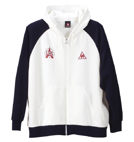 LE COQ SPORTIF パーカートレーナー アイボリー×ネイビー