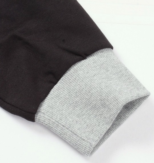 LE COQ SPORTIF パーカートレーナー モクグレー×ブラック