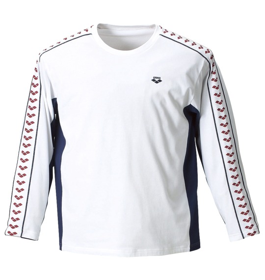 arena チームラインTシャツ ホワイト