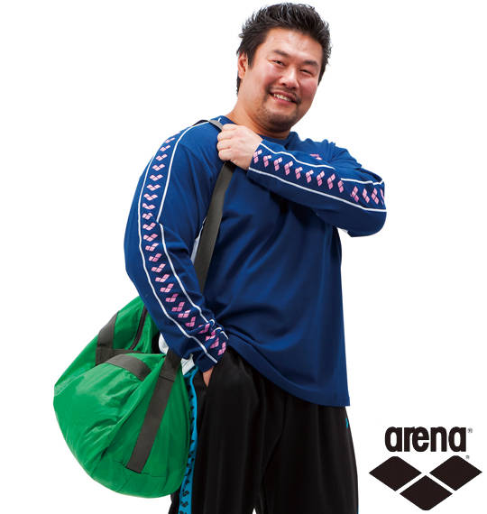 arena チームラインTシャツ ネイビー