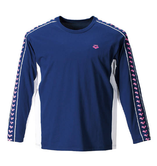 arena チームラインTシャツ ネイビー