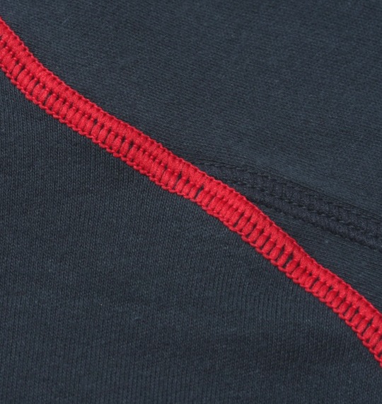 DESCENTE ハーフジップスムースシャツ ネイビー