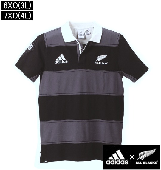 adidas ポロシャツ(半袖) チャコール×ブラック