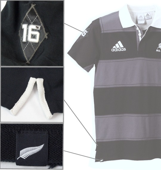adidas ポロシャツ(半袖) チャコール×ブラック
