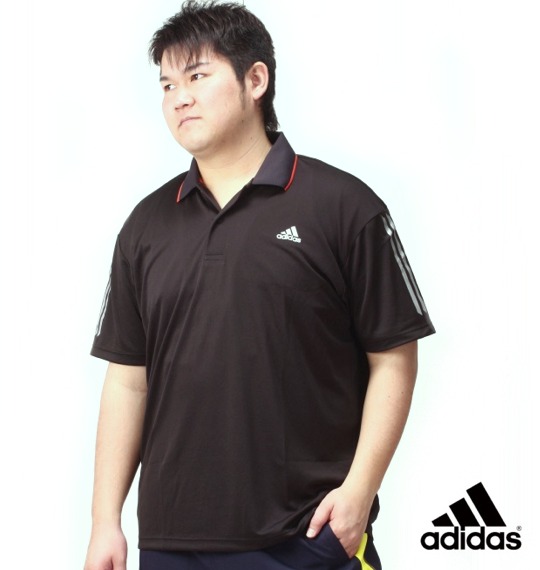 adidas ポロシャツ(半袖) ブラック