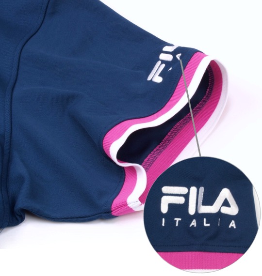 FILA GOLF ポロシャツ半袖 ネイビー