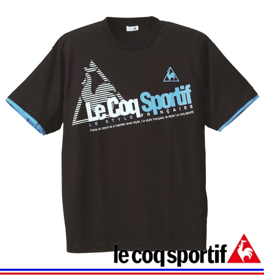 LE COQ SPORTIF 半袖Tシャツ ブラック