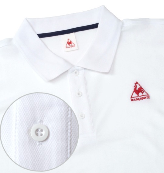 LE COQ SPORTIF 半袖ポロシャツ ホワイト