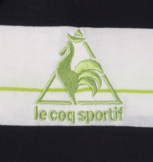 LE COQ SPORTIF ジップポロシャツ(半袖) ブラック