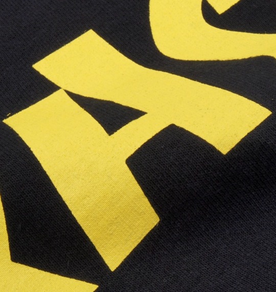 THRASHER Tシャツ(半袖) ブラック×イエロー