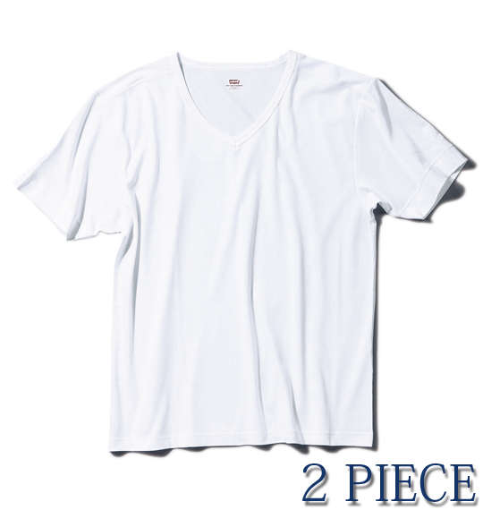 Levi's 2Pドライフライス半袖VTシャツ ホワイト