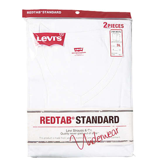 Levi's 2Pドライフライス半袖VTシャツ ホワイト