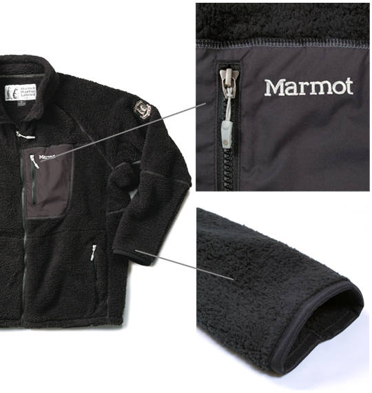 Marmot フリースジャケット ブラック