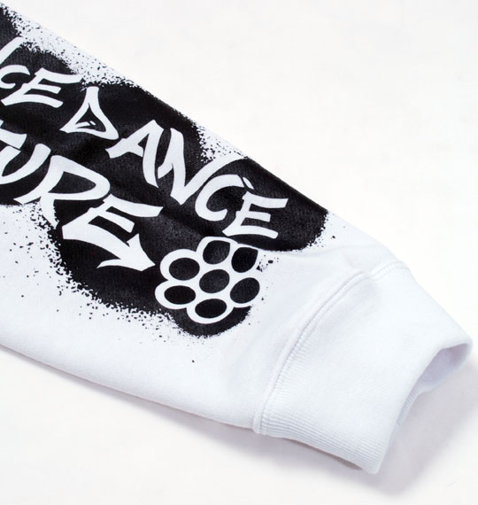 DANCE DANCE CULTURE フルジップパーカーセット ホワイト