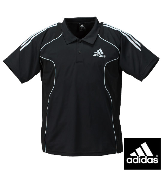 adidas ポロシャツ(半袖) ブラック