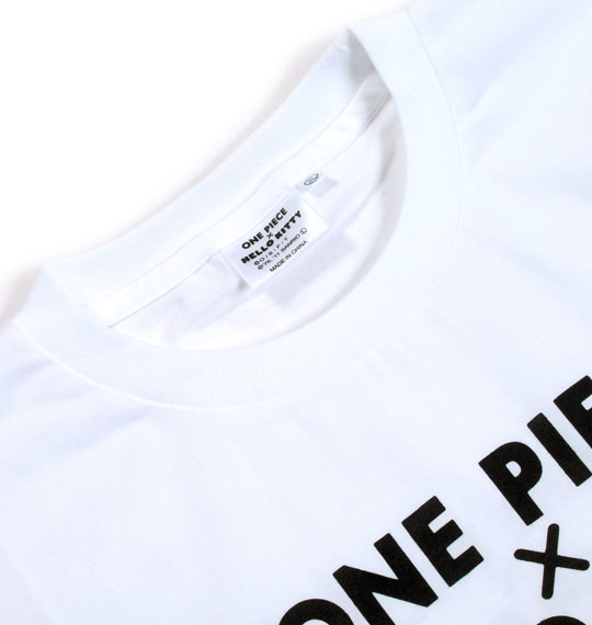 ONEPIECE×HELLO KITTY Tシャツ(長袖) ホワイト