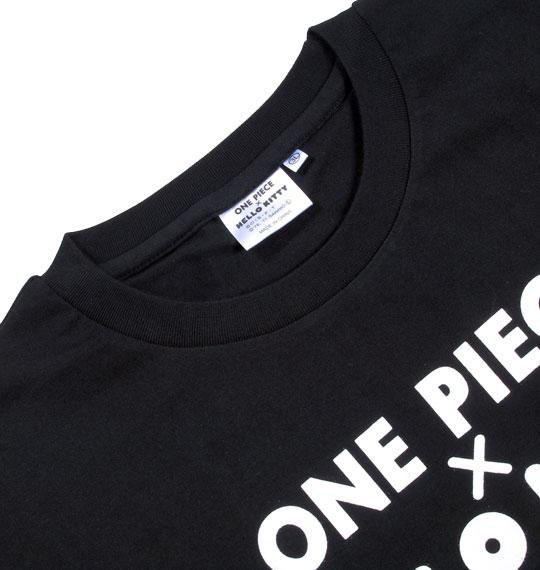 ONEPIECE×HELLO KITTY Tシャツ(長袖) ブラック