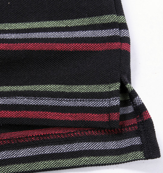 adidas golf マルチボーダーB.D半袖ポロシャツ ブラック