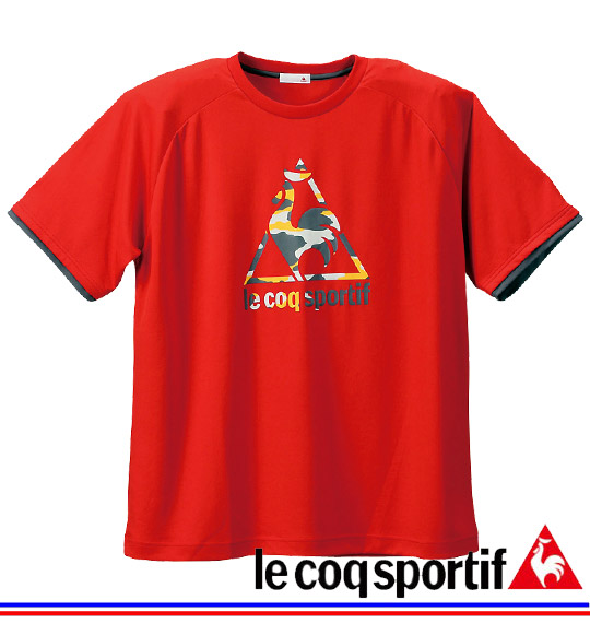 LE COQ SPORTIF Tシャツ(半袖) レッド