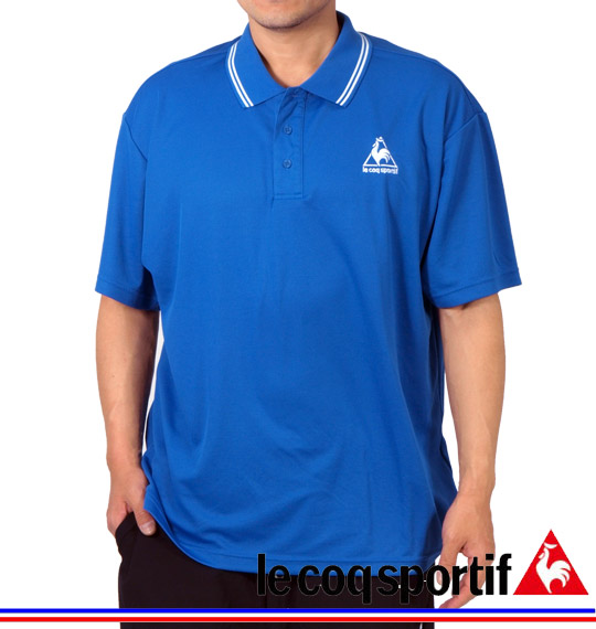 LE COQ SPORTIF 半袖ポロシャツ ブルー