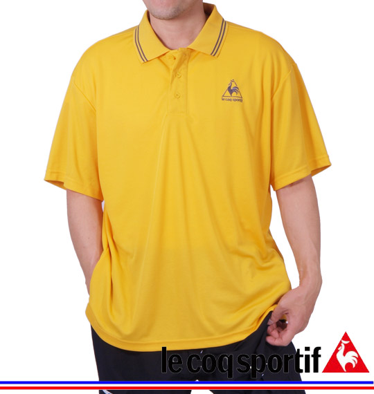 LE COQ SPORTIF 半袖ポロシャツ イエロー