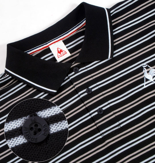 LE COQ SPORTIF ポロシャツ(半袖) ブラック