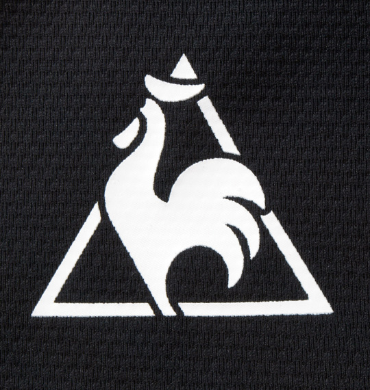 LE COQ SPORTIF ジップシャツ(半袖) ブラック