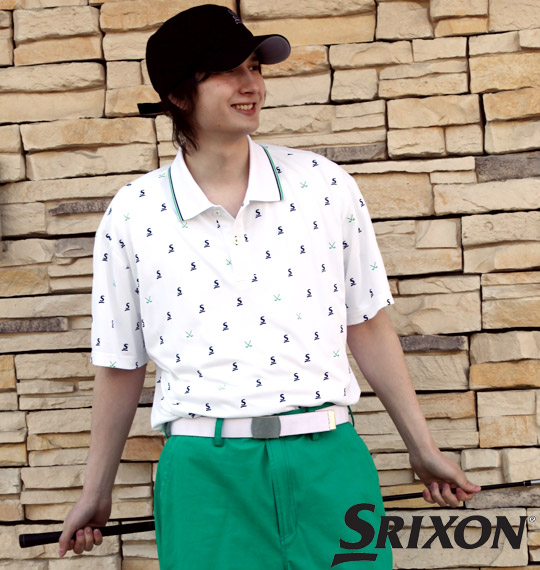 SRIXON ポロシャツ(半袖) ホワイト