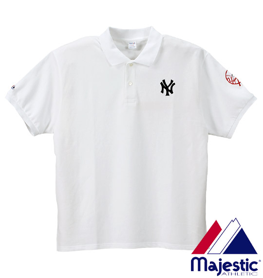 Majestic ポロシャツ(半袖) ホワイト
