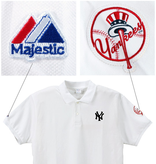 Majestic ポロシャツ(半袖) ホワイト