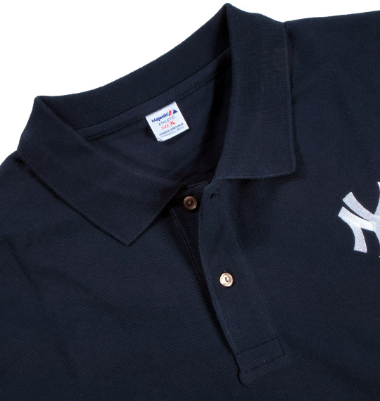 Majestic ポロシャツ(半袖) ネイビー