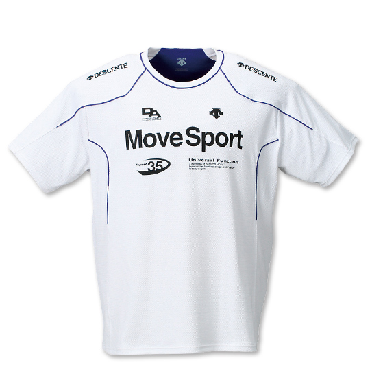 DESCENTE Tシャツ(半袖) ホワイト